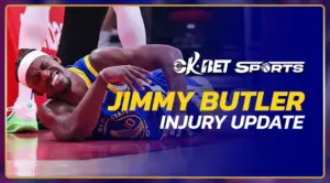 man in a ground with a face of hurt jimmy butler