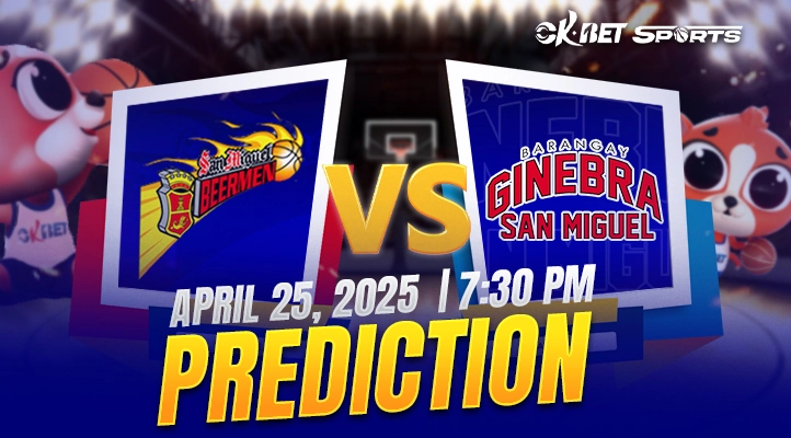 matchup logo of san miguel vs brgy ginebra